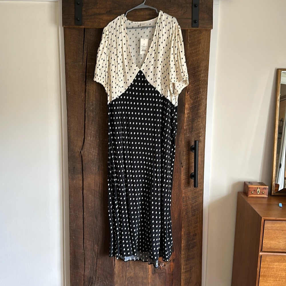 3X polka dot dress from Target with tags